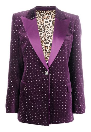 Philipp Plein Blazer mit Kristallen - Violett