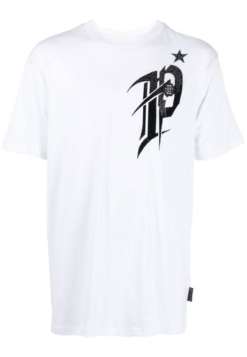 Philipp Plein T-Shirt mit Logo-Print - Weiß