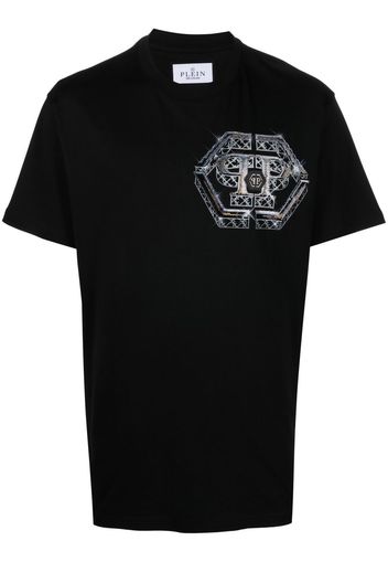 Philipp Plein T-Shirt mit Logo-Print - Schwarz