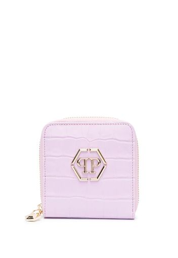 Philipp Plein Mini Portemonnaie - Violett