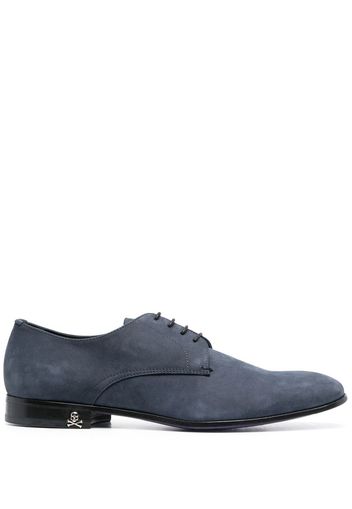 Philipp Plein Derby-Schuhe aus Wildleder - Blau