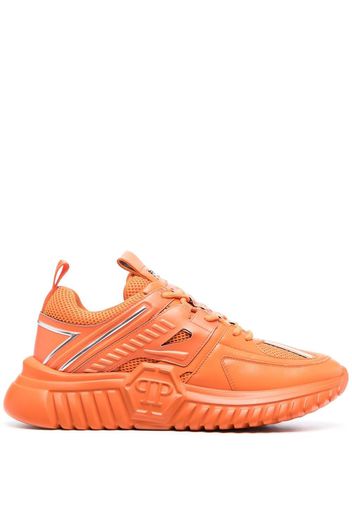 Philipp Plein Hexagon Runner Sneakers - Orange