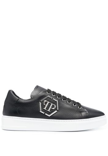 Philipp Plein Hexagon logo-embellished sneakers - Schwarz