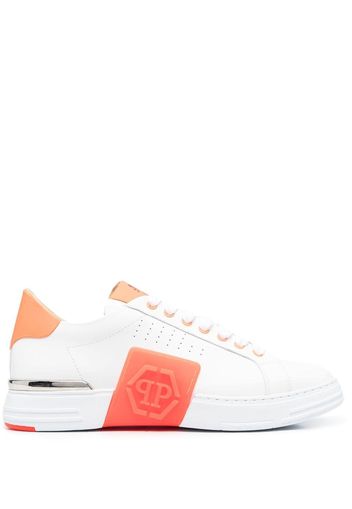 Philipp Plein Sneakers mit Logo-Patch - Weiß