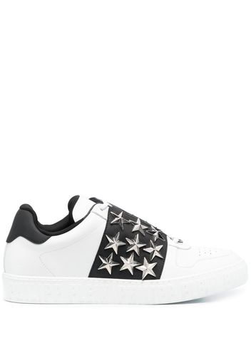 Philipp Plein Sneakers mit Sternnieten - Weiß