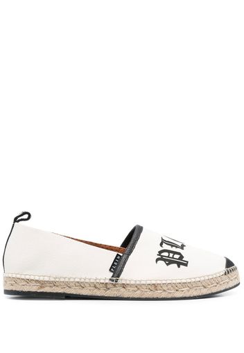 Philipp Plein Espadrilles aus Canvas - Weiß