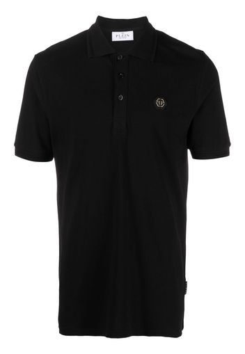 Philipp Plein Poloshirt mit Totenkopf-Print - Schwarz