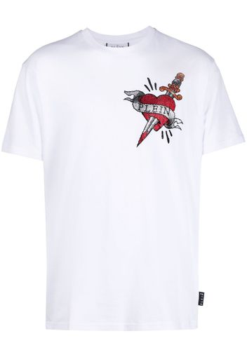 Philipp Plein logo-print T-shirt - Weiß
