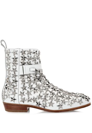 Philipp Plein Stars Stiefel - Weiß