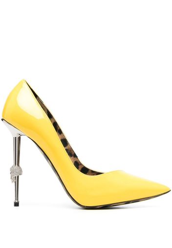 Philipp Plein Decollete Pumps 120mm - Gelb