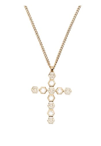 Philipp Plein Hexagon Lux necklace - Gold