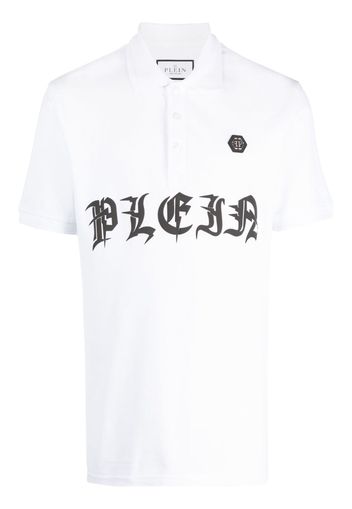 Philipp Plein Gothic Plein Poloshirt - Weiß