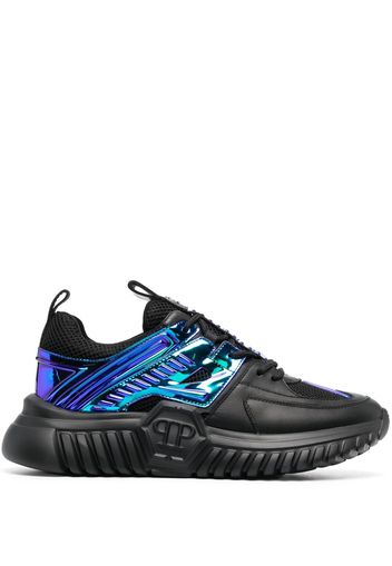 Philipp Plein Sneakers mit holografischem Effekt - Schwarz