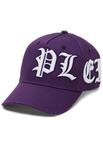 Philipp Plein Baseballkappe mit Logo-Stickerei - Violett