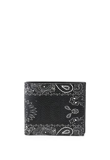 Philipp Plein Portemonnaie mit Paisley-Print - Schwarz