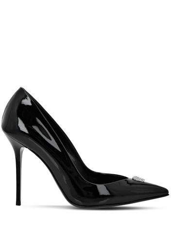 Philipp Plein Pumps mit spitzer Kappe 105mm - Schwarz