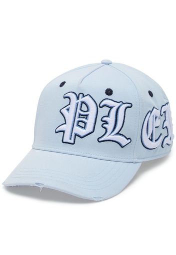 Philipp Plein Baseballkappe mit Logo-Stickerei - Blau