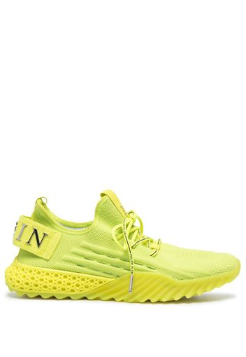 Philipp Plein Runner Iconic lace-up sneakers - "29 yellow fluo"