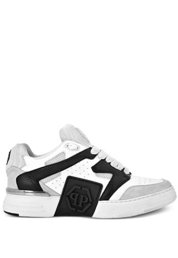 Philipp Plein Phantom Street leather sneakers - Weiß