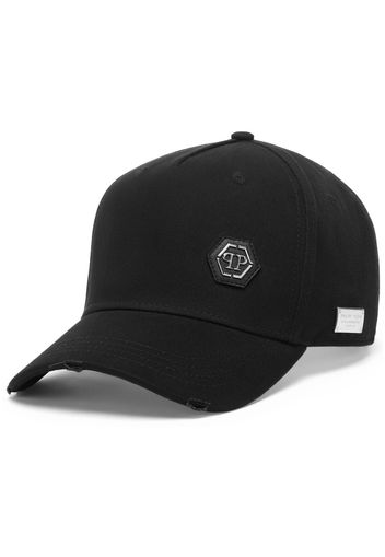 Philipp Plein Gothic Plein Baseballkappe - Schwarz