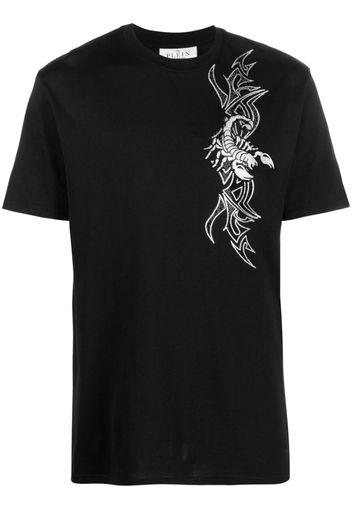 Philipp Plein T-Shirt mit Skorpion - Schwarz