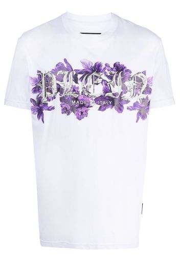 Philipp Plein T-Shirt mit Logo-Print - Weiß