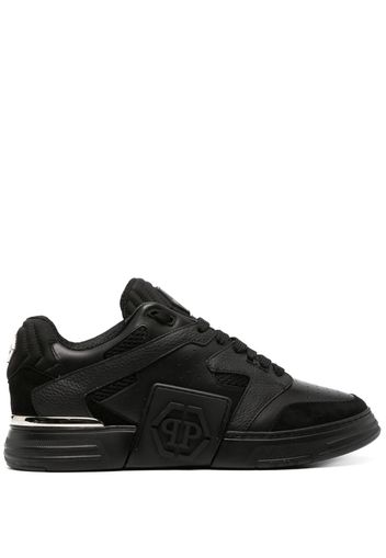 Philipp Plein Super Street leather sneakers - Schwarz