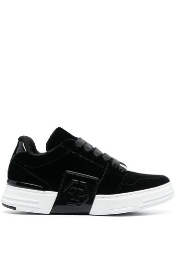 Philipp Plein Gail Sneakers aus Samt - Schwarz