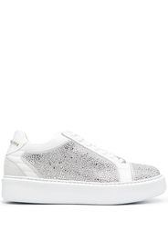 Philipp Plein Sneakers mit Kristallen - Weiß