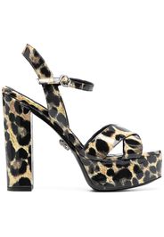 Philipp Plein Sandalen mit Leoparden-Print - Nude