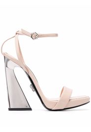 Philipp Plein Sandalen mit hohem Absatz - Nude