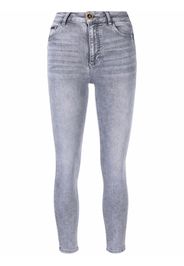 Philipp Plein Skinny-Jeans im Cropped-Design - Grau