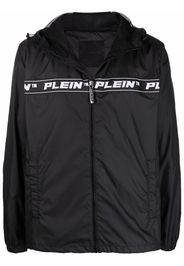 Philipp Plein Windbreaker mit Logo-Print - Schwarz