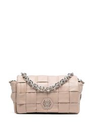 Philipp Plein interwined-design shoulder bag - Nude