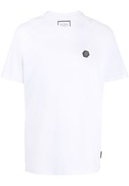 Philipp Plein logo-patch short-sleeve T-shirt - Weiß