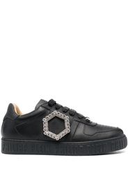 Philipp Plein Sneakers mit Kristallen - Schwarz