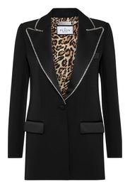 Philipp Plein Blazer mit Kristallen - Schwarz