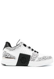 Philipp Plein Royal Street Sneakers mit Paisley-Print - Weiß