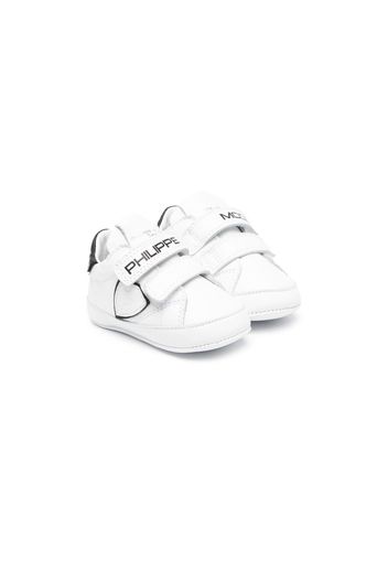 Philippe Model Kids touch-strap leather pre-walkers - Weiß