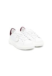 Philippe Model Kids contrasting heel counter sneakers - Weiß