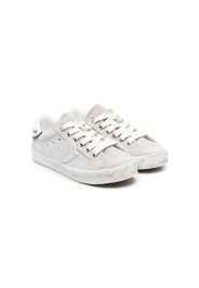 Philippe Model Kids logo-patch low-top sneakers - Grau