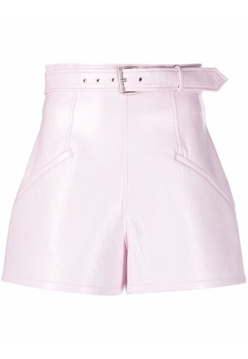 Philosophy Di Lorenzo Serafini Strukturierte Shorts mit Gürtel - Rosa