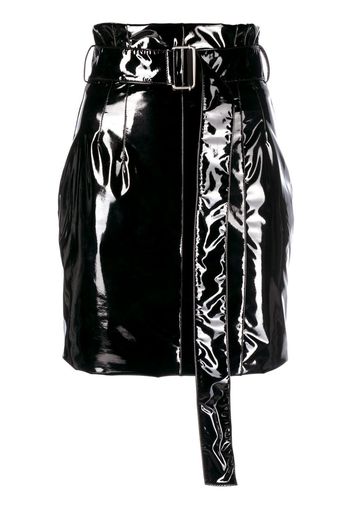 Philosophy Di Lorenzo Serafini faux-leather mini skirt - Schwarz