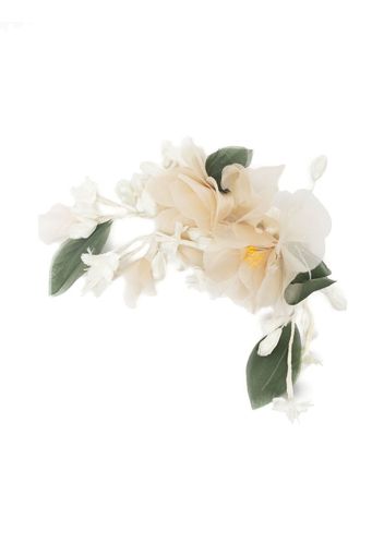 Philosophy Di Lorenzo Serafini floral wisteria broach - White