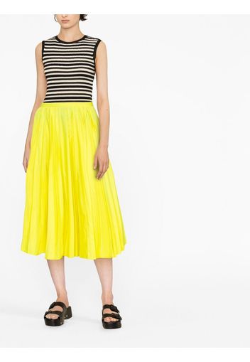 Philosophy Di Lorenzo Serafini pleated mid-length skirt - Gelb