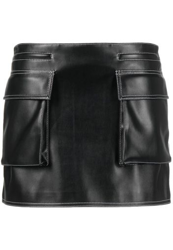 Philosophy Di Lorenzo Serafini faux-leather mini skirt - Schwarz