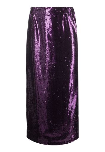 Philosophy Di Lorenzo Serafini sequined pencil midi skirt - Violett