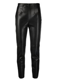 Philosophy Di Lorenzo Serafini tonal-stitching faux-leather leggings - Schwarz