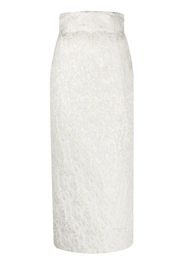 Philosophy Di Lorenzo Serafini jacquard pencil skirt - Silber