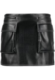 Philosophy Di Lorenzo Serafini faux-leather mini skirt - Schwarz